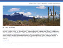 Tablet Screenshot of drbrookham.com